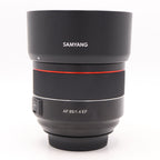 Samyang 85mm F/1.4 AF Canon EF occasion