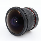 Samyang 8mm f/3.5 Fisheye Canon CSII used