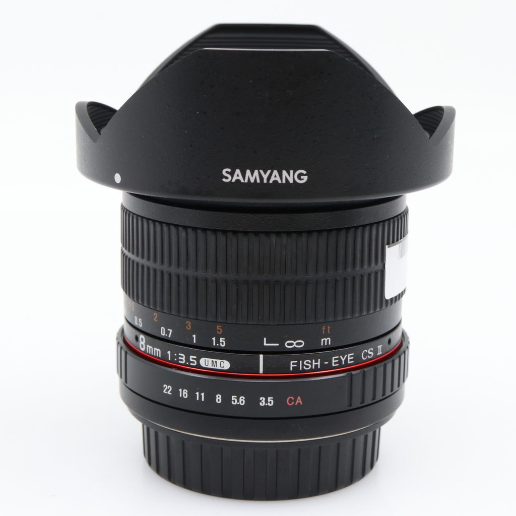 Samyang 8mm f/3.5 Fisheye Canon CSII used