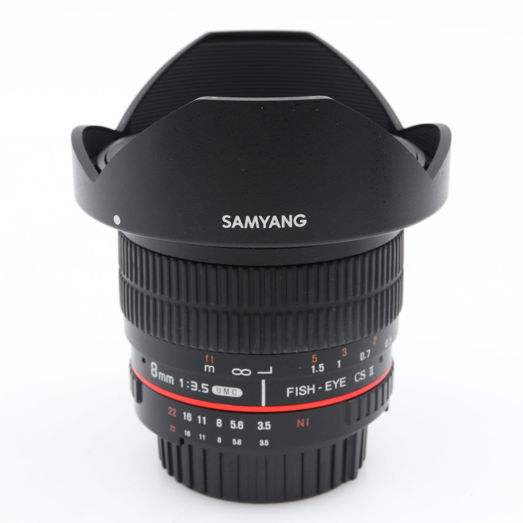 Samyang 8mm f/3.5 Fisheye CS II Nikon F used