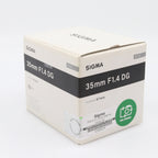 Sigma 35mm f/1.4 DG HSM Art Canon EF occasion