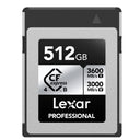 Lexar Professional OR CFexpress 4.0 Type B R3600/W3300 MB/s – 512GB