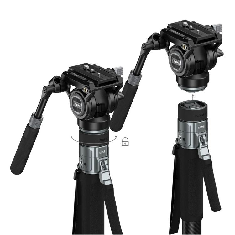 SmallRig 6286 Potato Jet TRIBEX PRO Monopode - Video Version