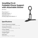 SmallRig 6515 FS-A1 Pliable Phone Support avec Attachable Sticker