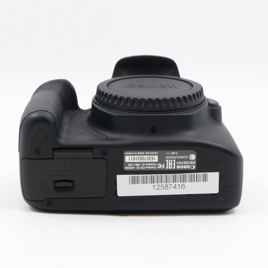 Canon EOS 4000D body used