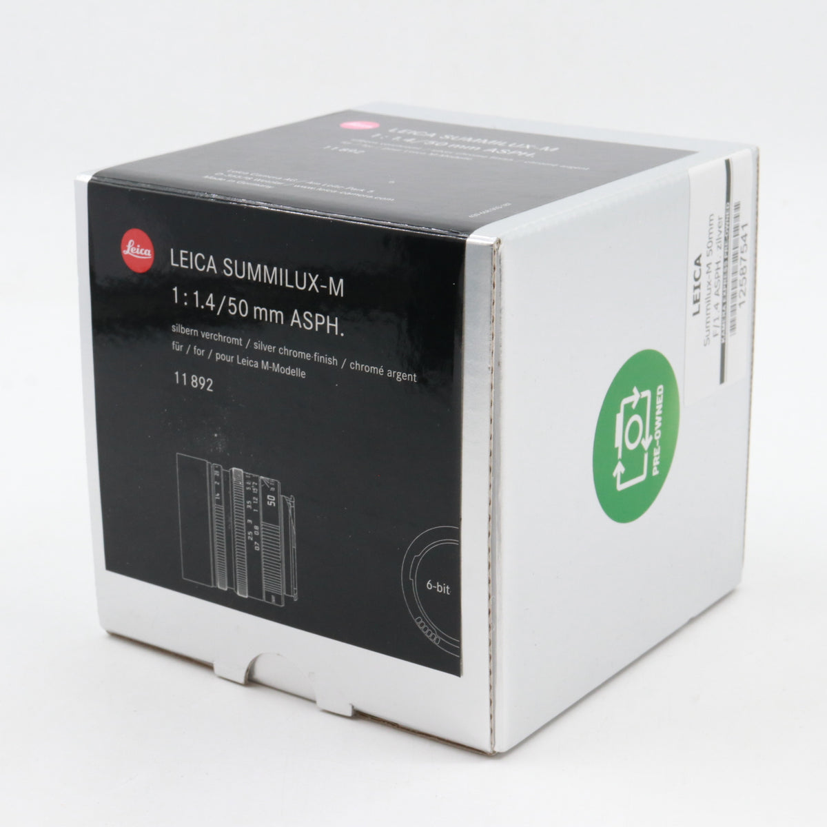 Leica 11892 Summilux-M 50mm F/1.4 ASPH. silver used