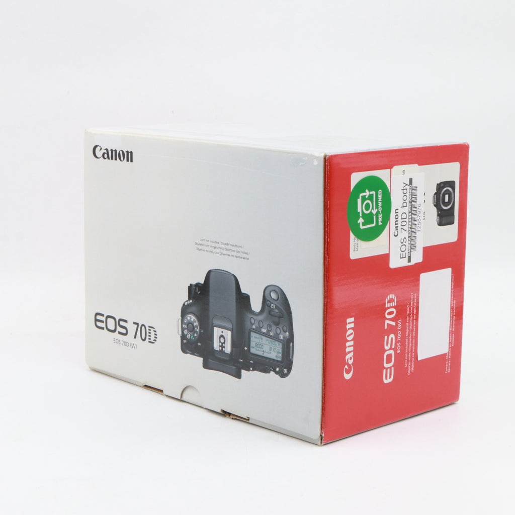 Canon EOS 70D body used