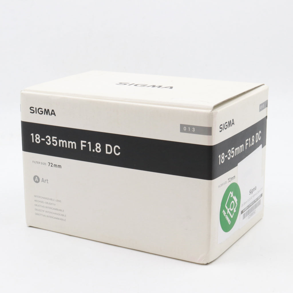 Sigma 18-35mm f/1.8 DC HSM Art Canon EF-S used