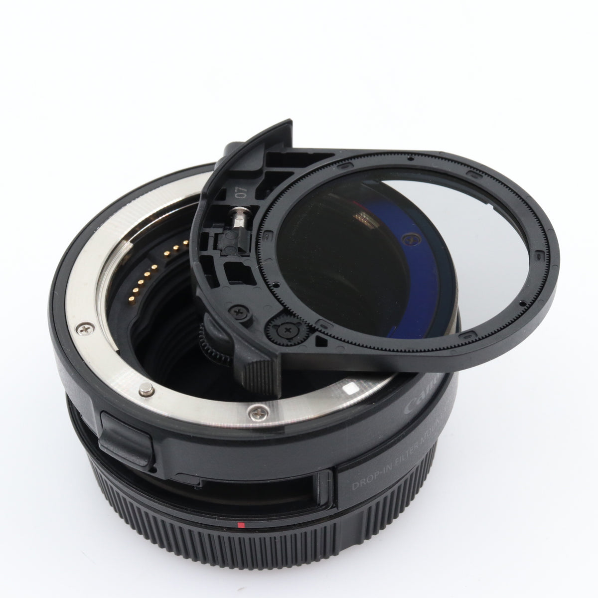 Canon Drop-In Filter Mount Adapter EF-EOS R (drop-in circular polarising filter) used