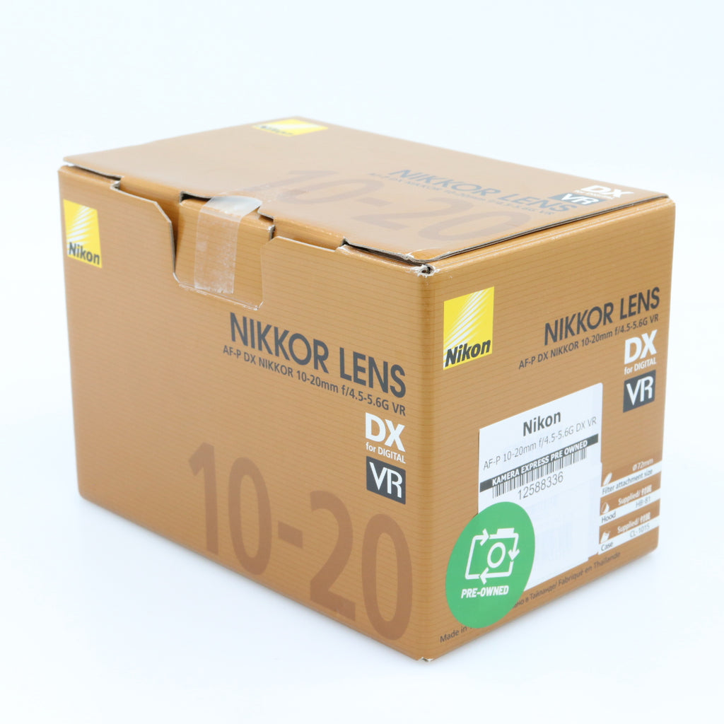 Nikon AF-P 10-20mm f/4.5-5.6G DX VR used