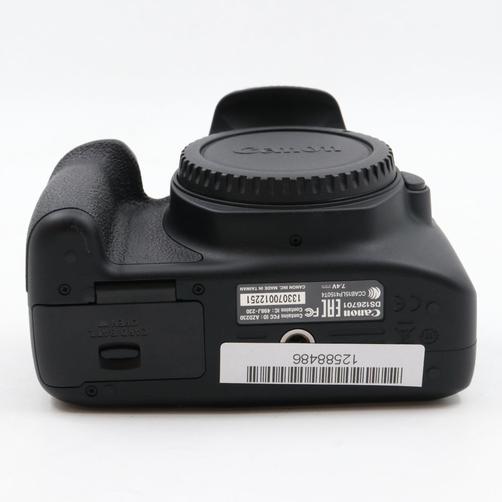 Canon EOS 4000D body used