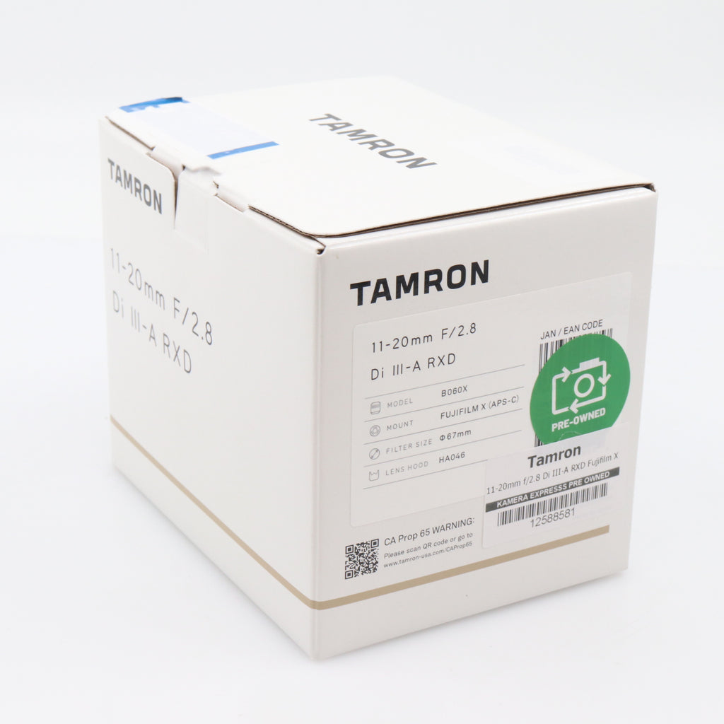 Tamron 11-20mm f/2.8 Di III-A RXD Fujifilm X used