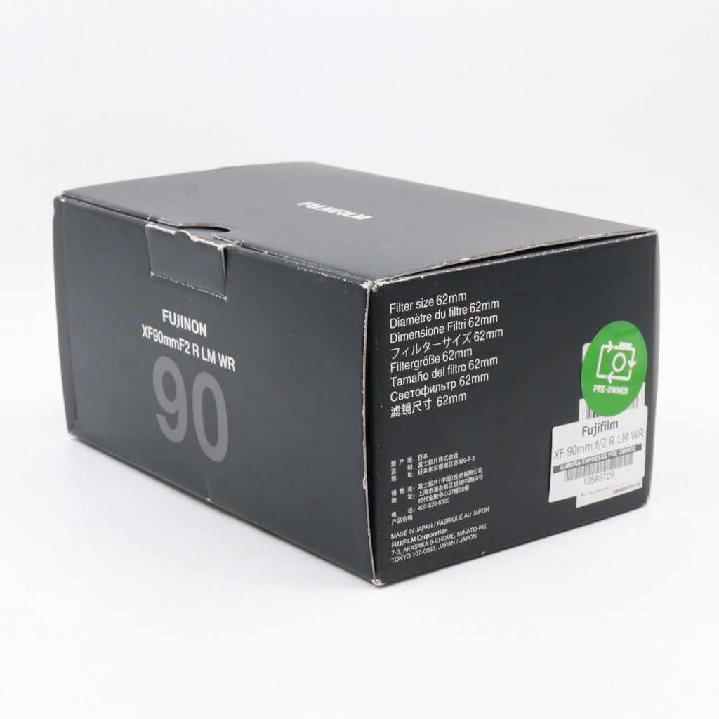 Fujifilm XF 90mm f/2 R LM WR used