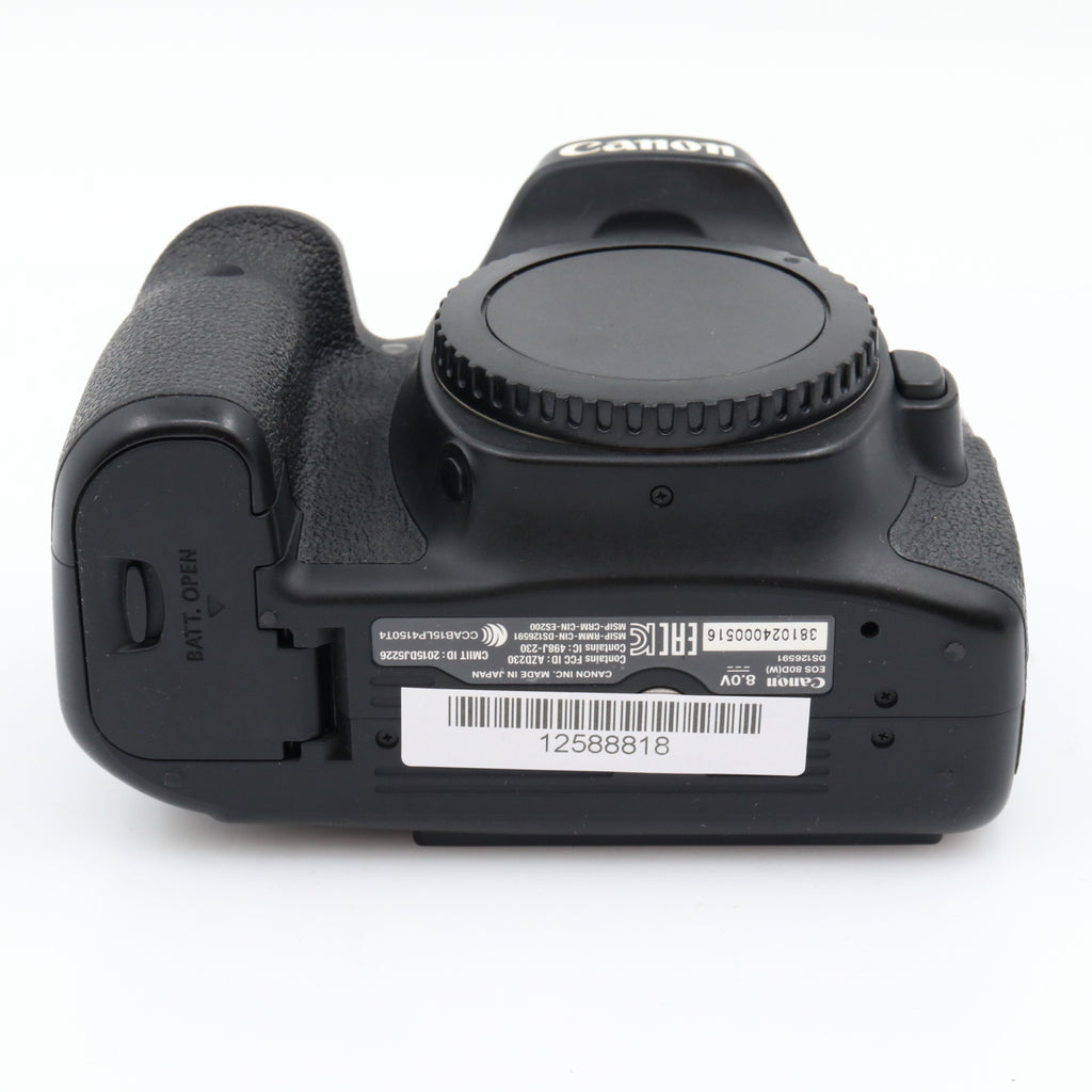 Canon EOS 80D body used