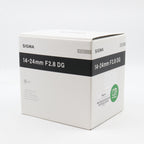 Sigma 14-24mm F/2.8 DG HSM Art Nikon FX used