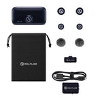 Hollyland LARK M3 Combo 2TX + 1RX USB-C + 1RX Appareil Photo, Gris Sidéral