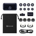 Hollyland LARK M3 Combo 4TX + 1RX USB-C + 1RX Appareil Photo, Gris Sidéral