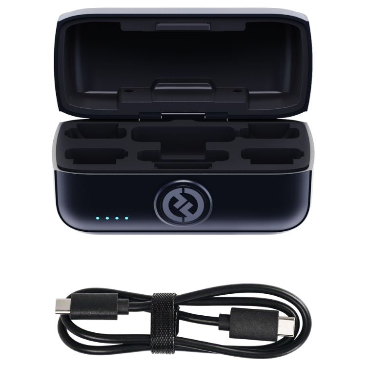 Hollyland LARK M3 Combo 4TX + 1RX USB-C + 1RX Appareil Photo, Gris Sidéral