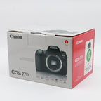 Canon EOS 77D body used
