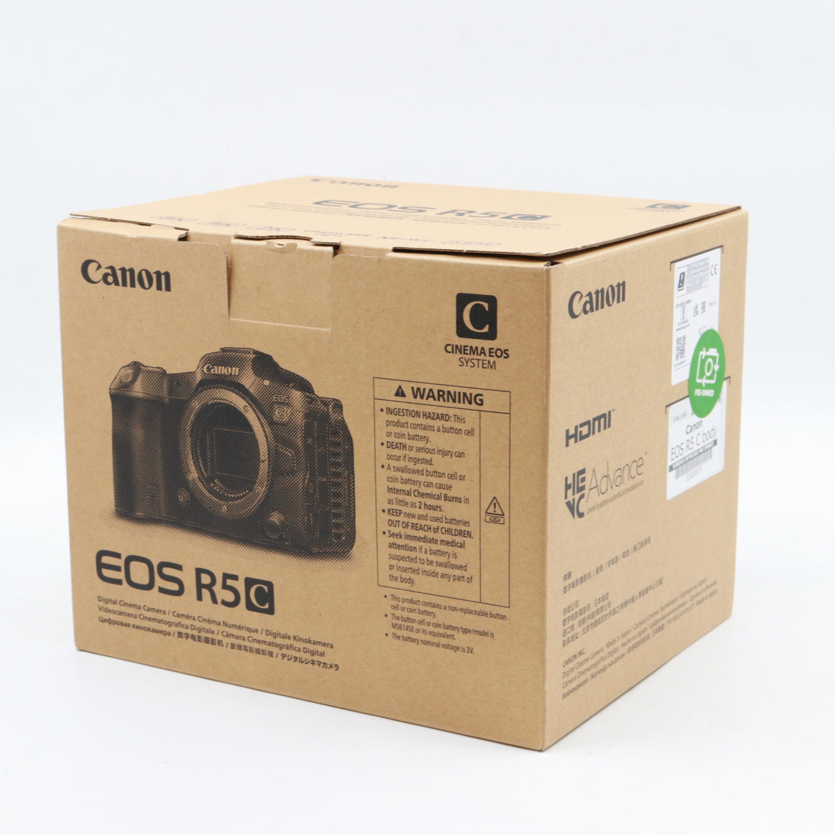 Canon EOS R5 C body used