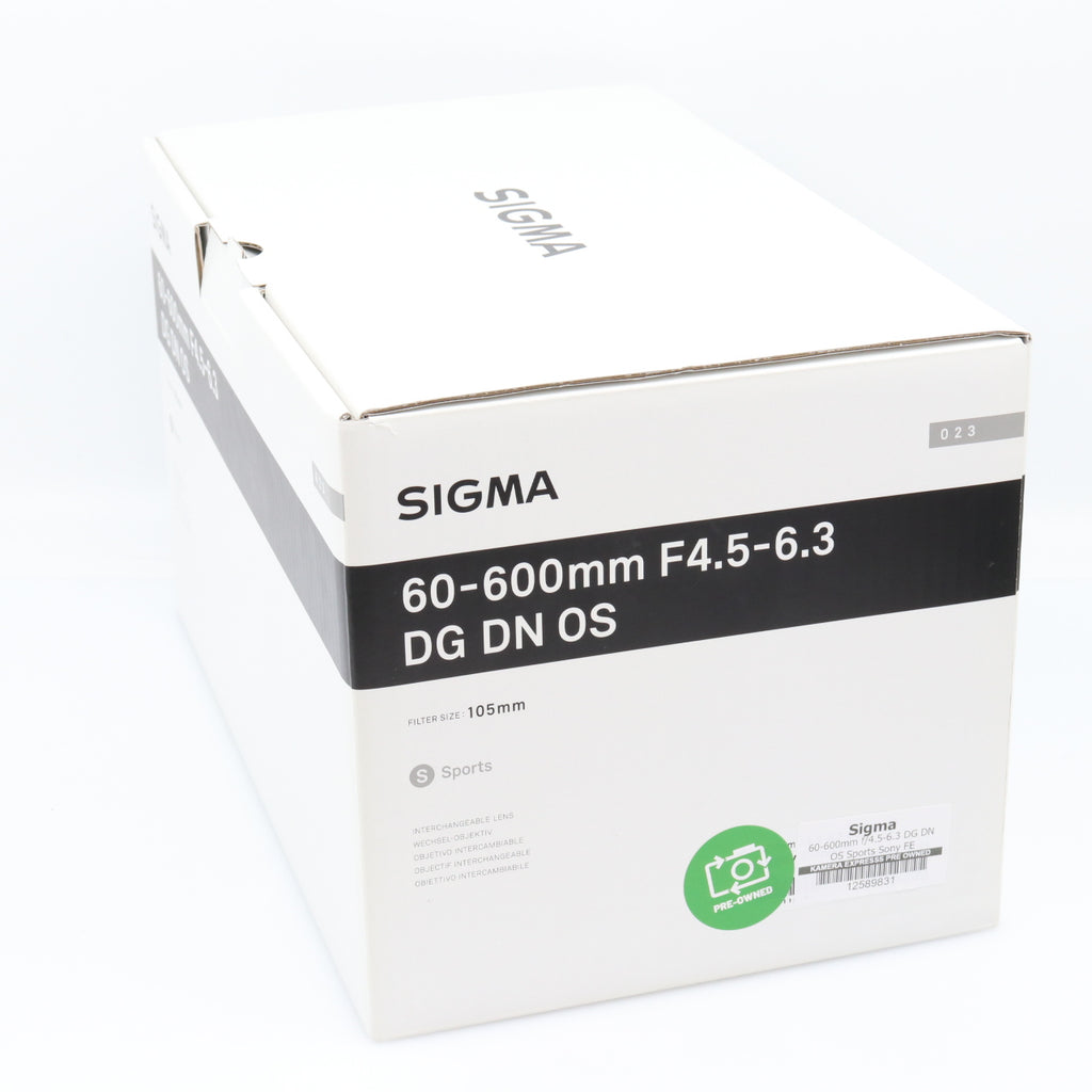 Sigma 60-600mm f/4.5-6.3 DG DN OS Sports Sony FE occasion
