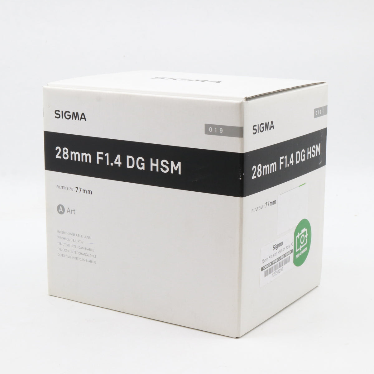 Sigma 28mm F/1.4 DG HSM Art Sony FE used
