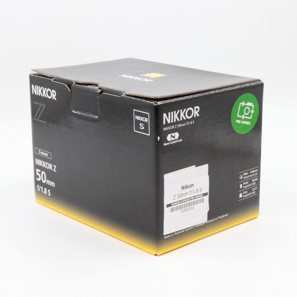 Nikon Z 50mm f/1.8 S used