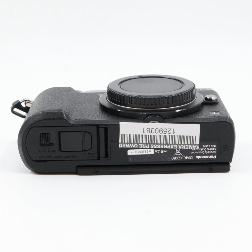 Panasonic Lumix DMC-GX80 body used