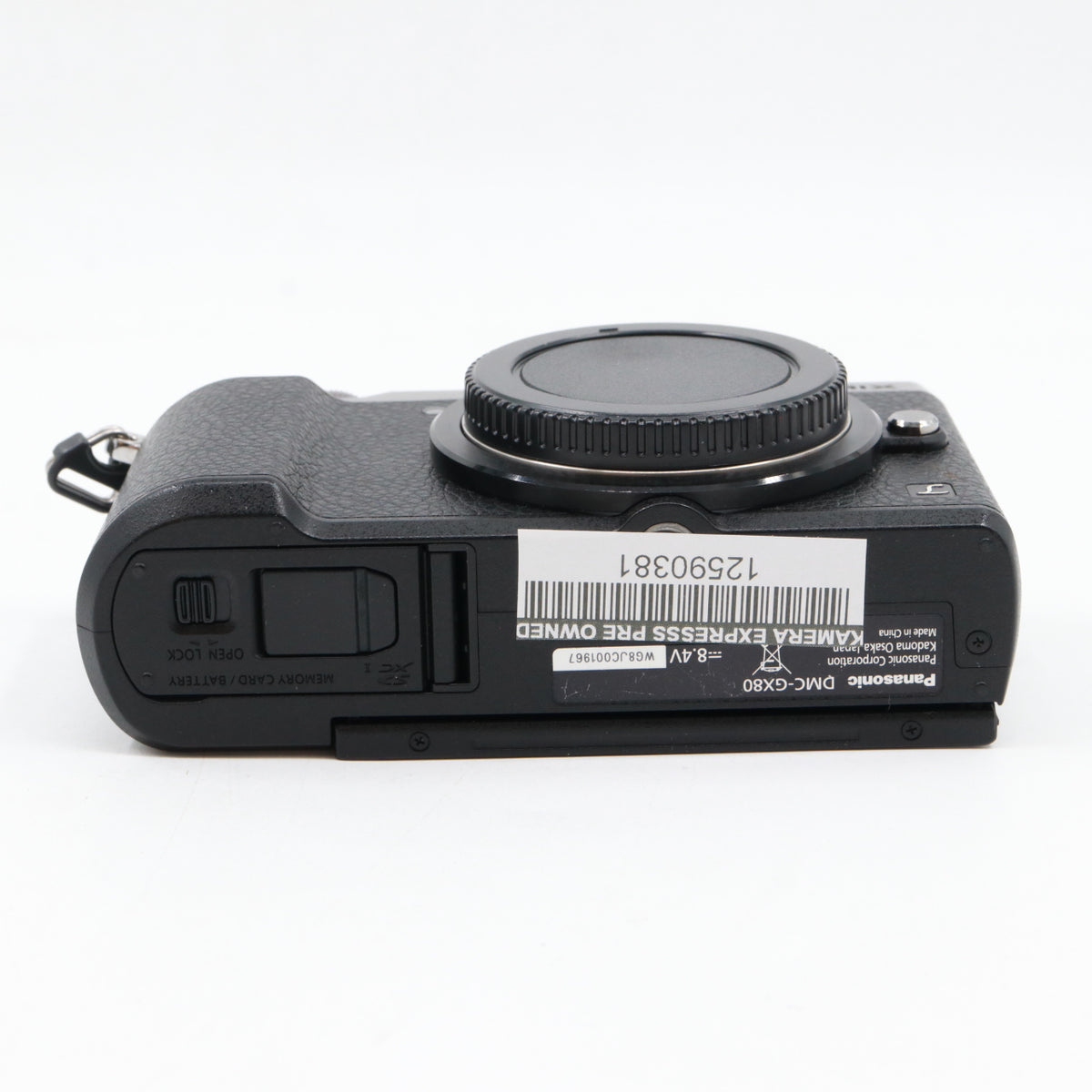 Panasonic Lumix DMC-GX80 body used