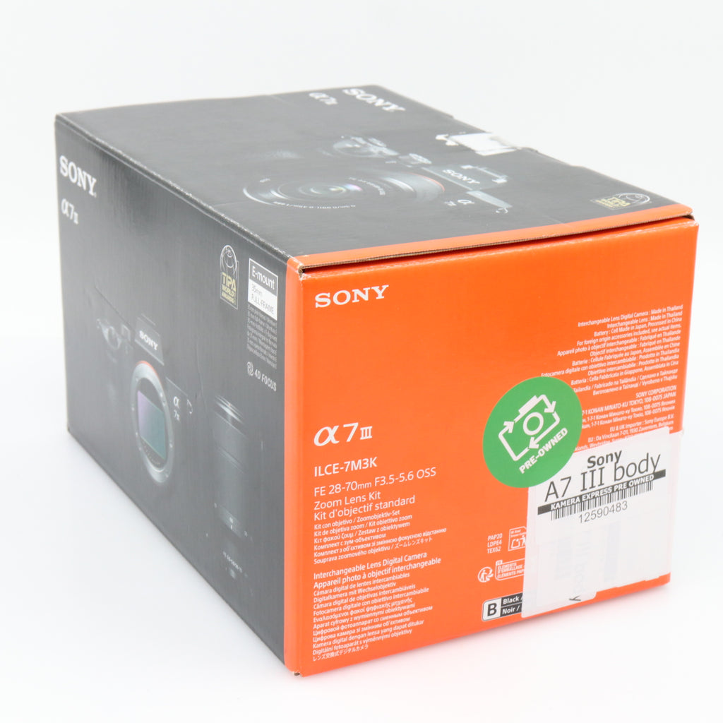 Sony A7 III body used
