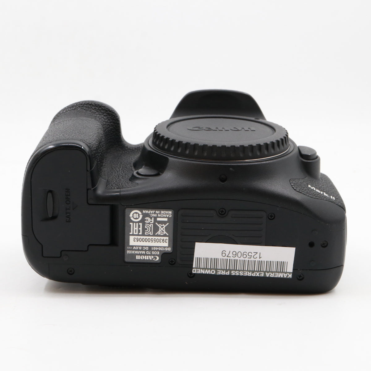 Canon EOS 7D mark II body used