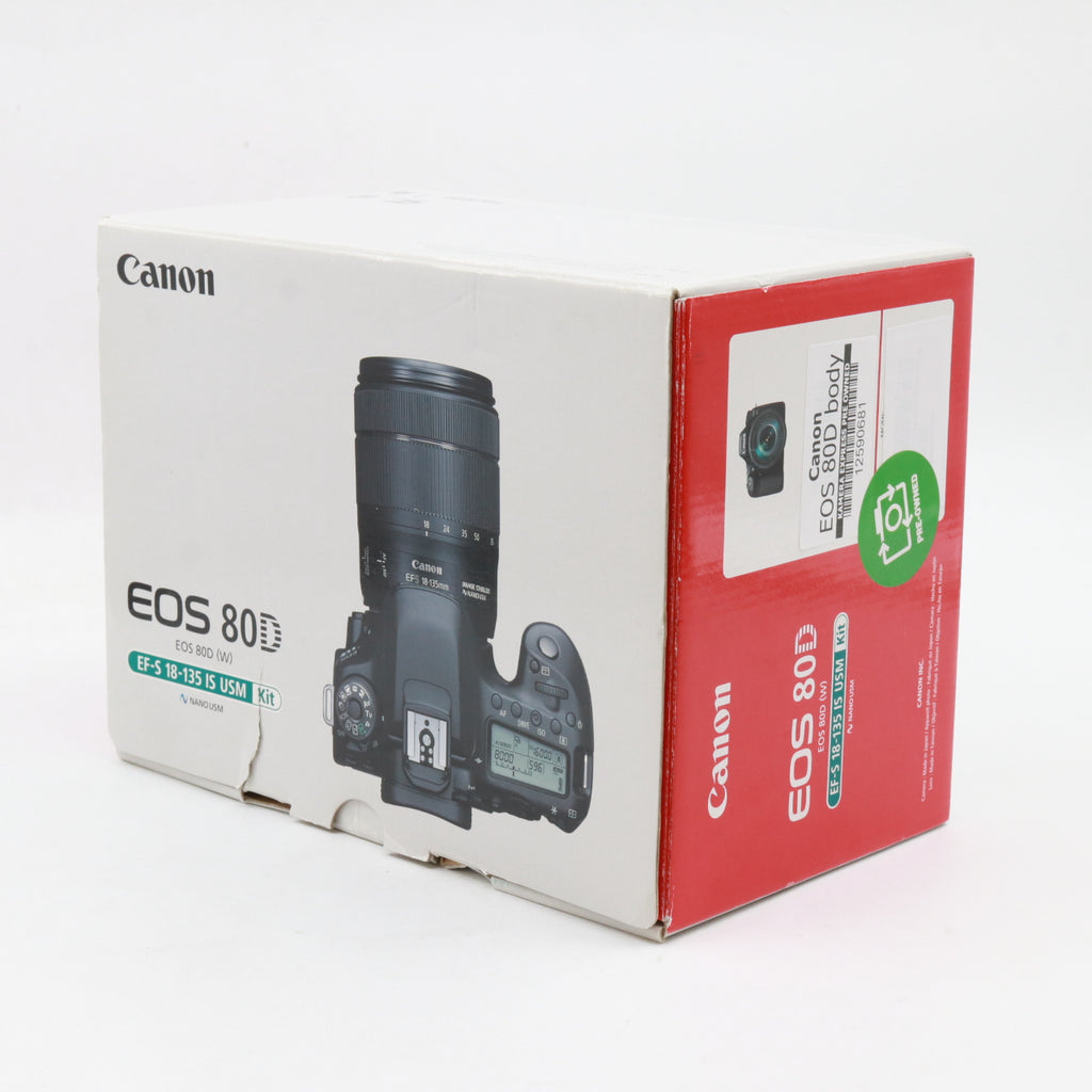 Canon EOS 80D boîtier occasion
