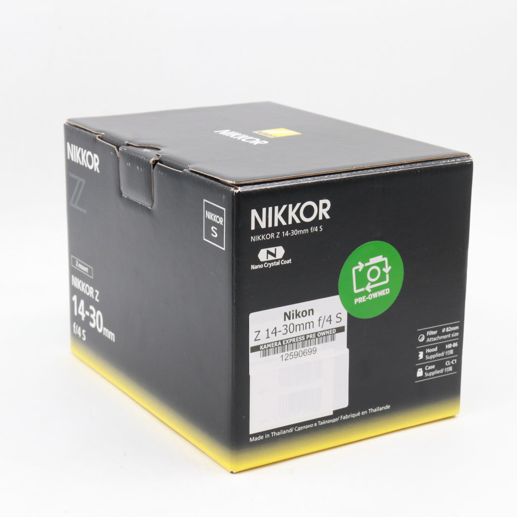 Nikon Z 14-30mm f/4 S occasion
