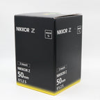 Nikon Z 50mm f/1.2 S used