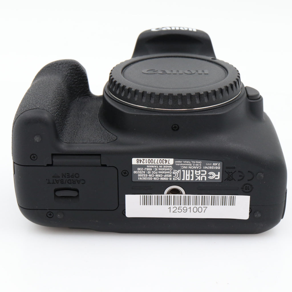Canon EOS 2000D body used