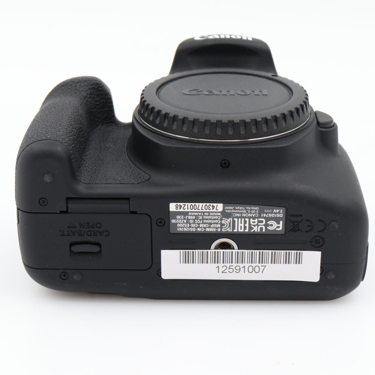 Canon EOS 2000D body used
