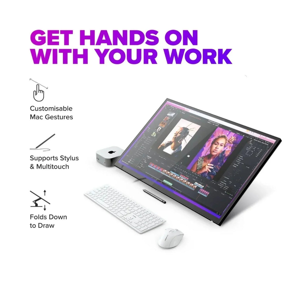 Alogic Clarity 5K Fold Touch 27" Moniteur Tactile avec USB-C Power Delivery