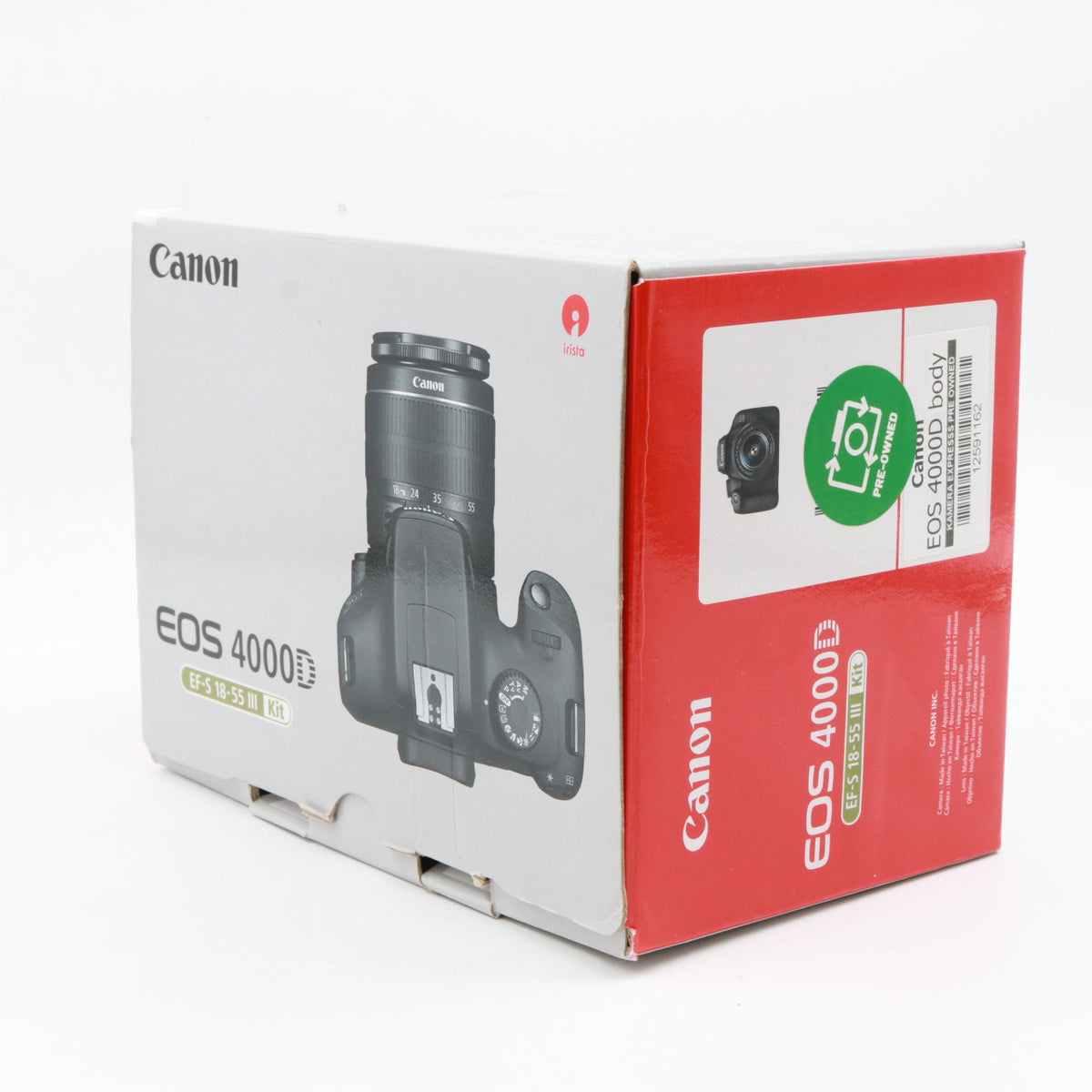 Canon EOS 4000D body used