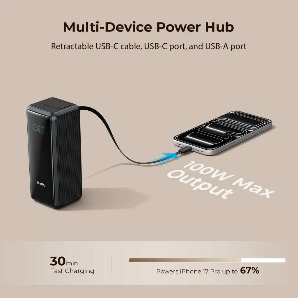 SmallRig 6108 Nano72 Power Bank with V-mount