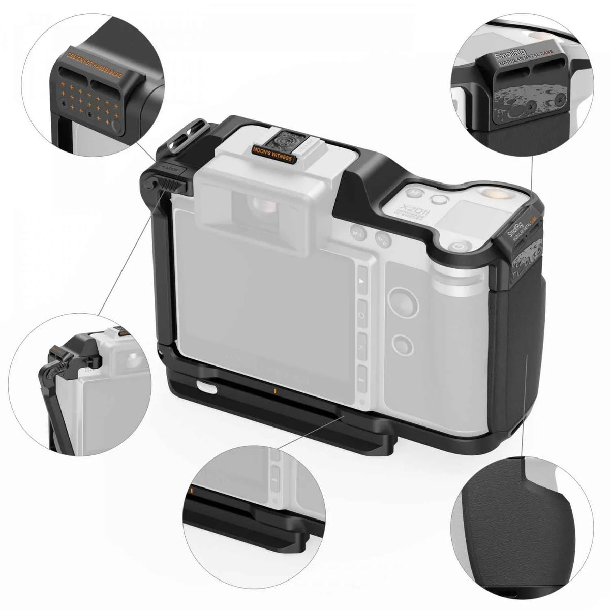 SmallRig 5929 Modular Cage for Hasselblad X2D 100C series - Black