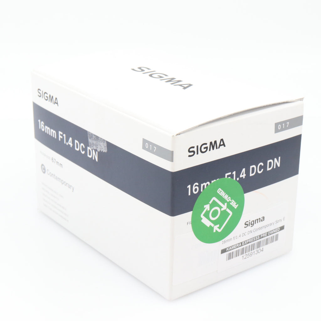 Sigma 16mm f/1.4 DC DN Contemporary Sony E used