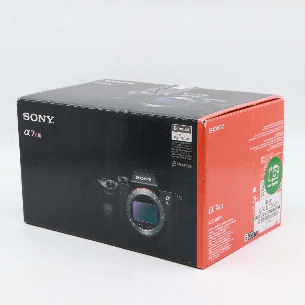 Sony A7R III body used