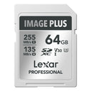 Lexar Image Plus 64GB SDXC UHS-I V30 -  R255/W135 MB/s
