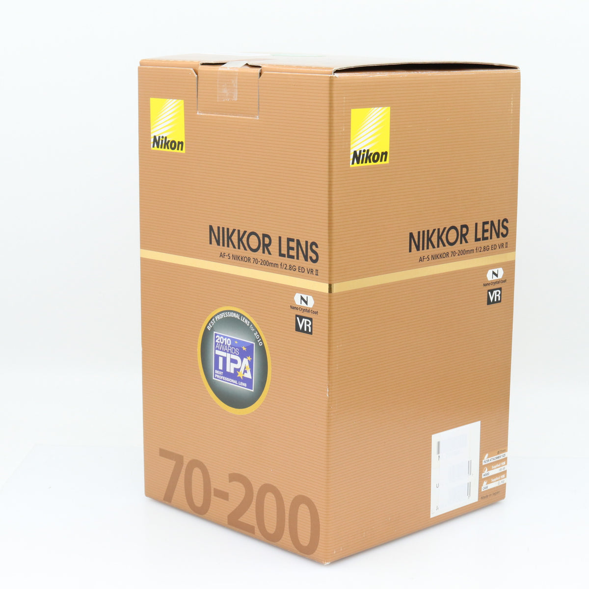 Nikon AF-S 70-200mm f/2.8 G ED VR II used