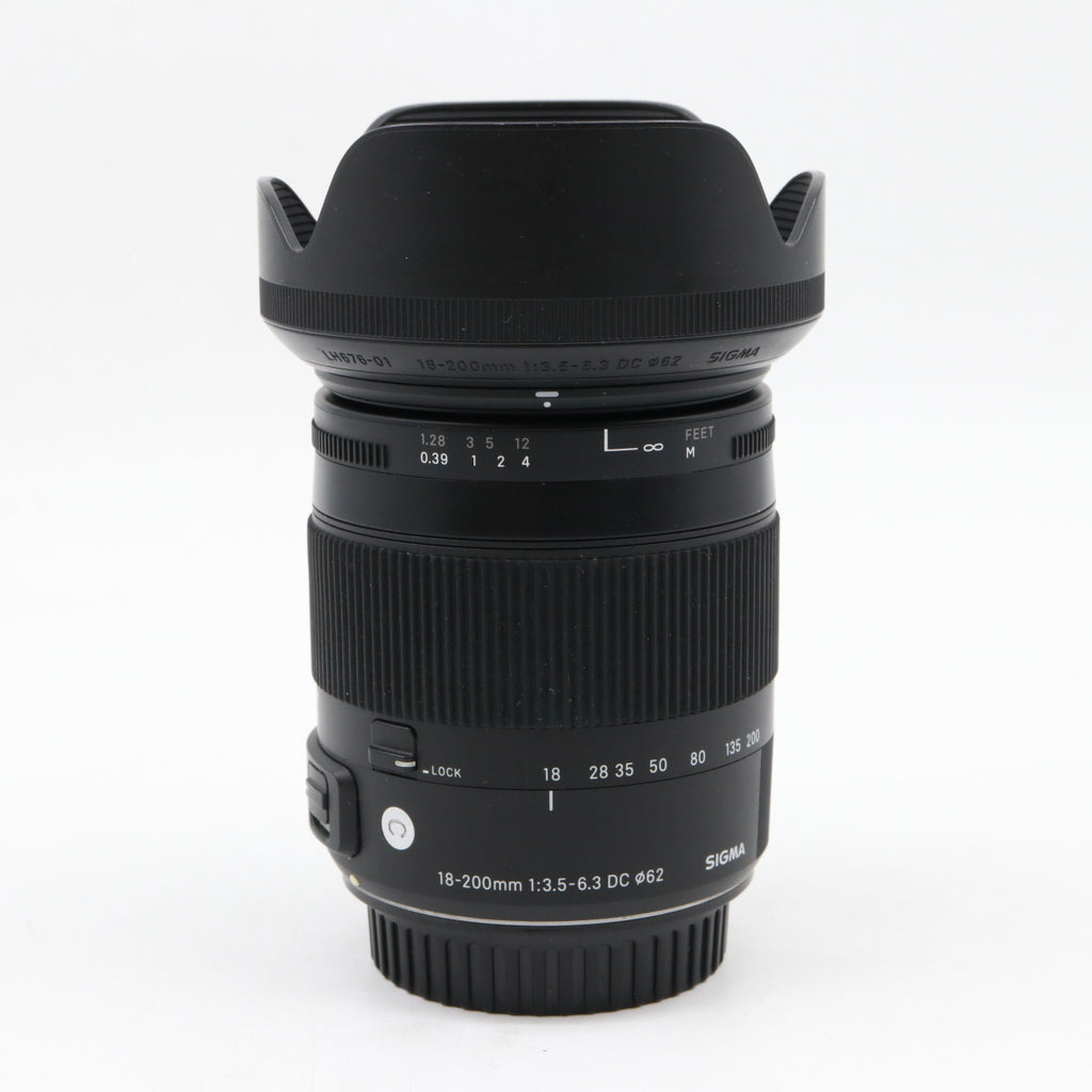 Sigma 18-200mm f/3.5-6.3 DC Macro OS Contemporary Canon used