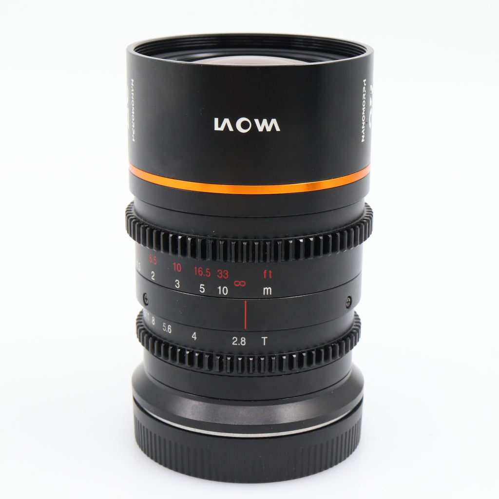Laowa Nanomorph S35 Bundle (27,35,50mm) (Amber) (Cine) Sony E used