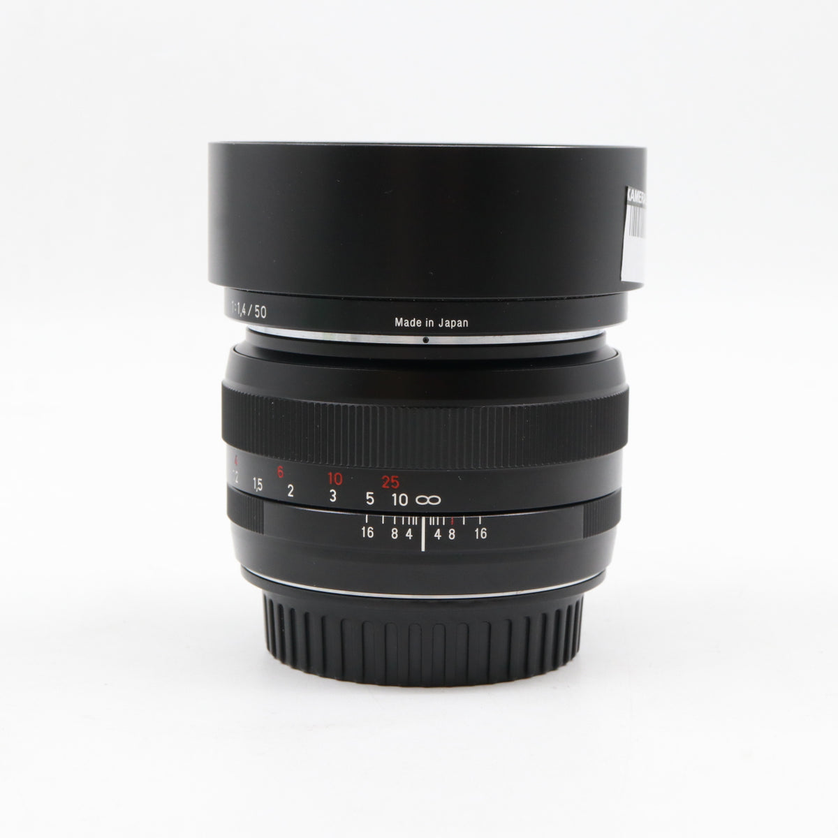 Zeiss 50mm f/1.4 Planar T* ZE Canon used