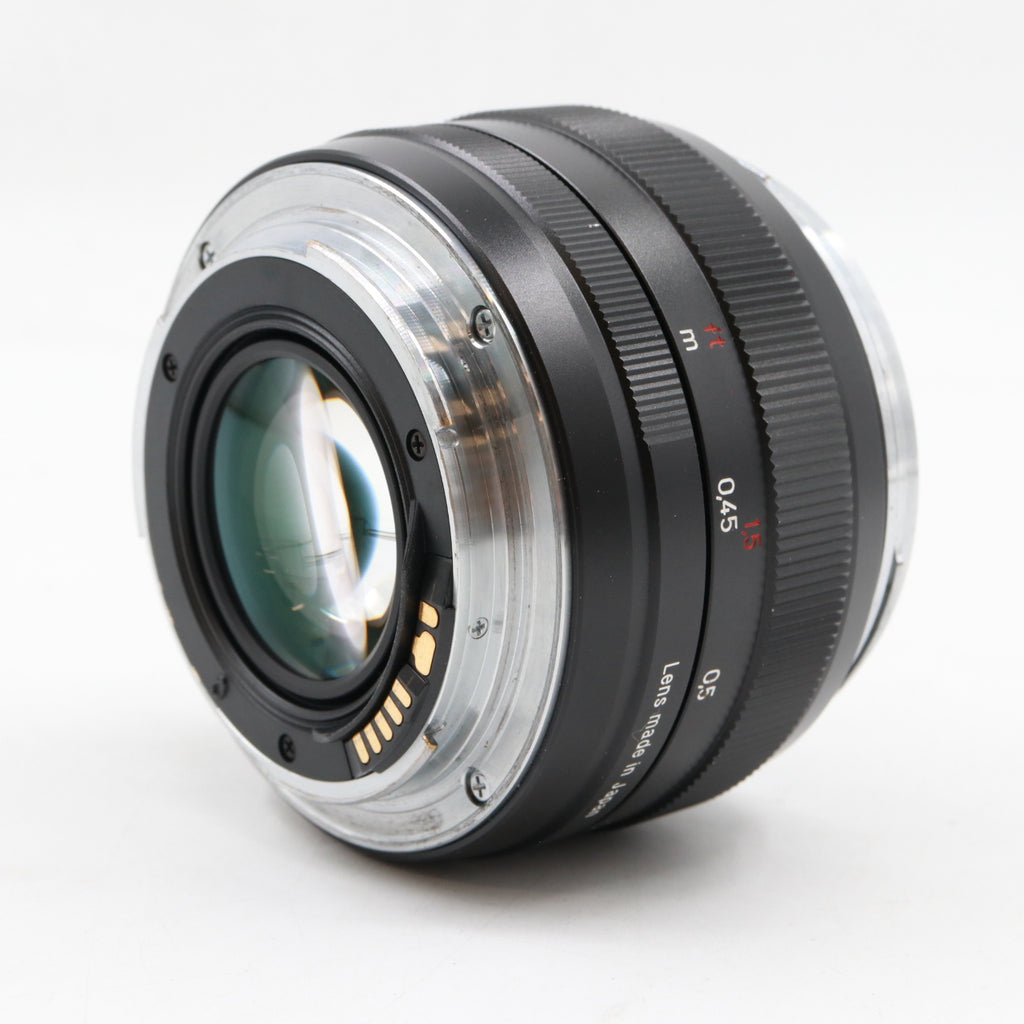 Zeiss 50mm f/1.4 Planar T* ZE Canon used
