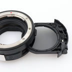 Canon EF - EOS R Mount Adapter with drop-in circular polarising filter A used