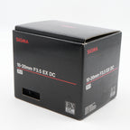 Sigma 10-20mm f/3.5 EX DC HSM Nikon used
